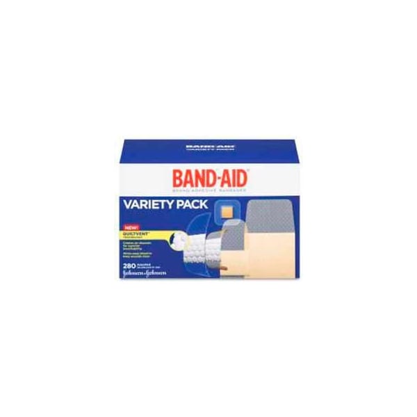 Johnson & Johnson Johnson & Johnson Adhesive Bandages, Flexible, 1"W , 100BX, Fabric, Beige JOJ4444 - main